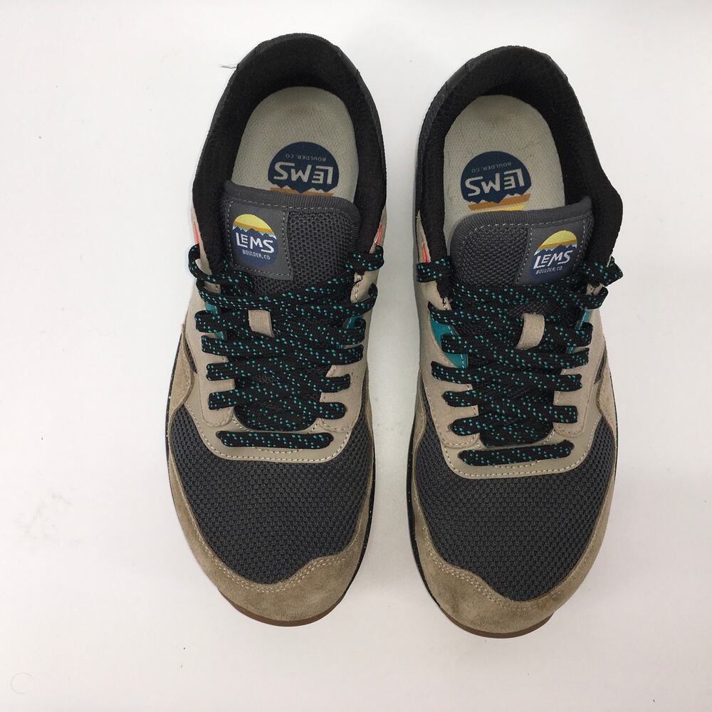 LEMS Trailhead Mens Hiking Sneaker 9 D Desert Khaki Outdoor Minimalist READ - Picture 3 of 12
